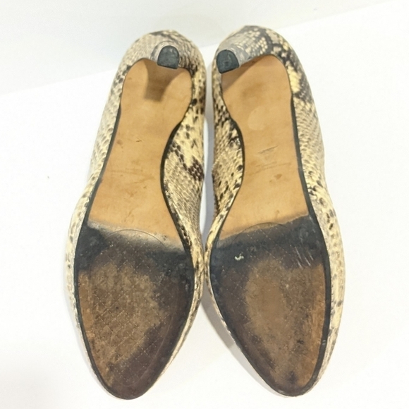 ZARA snakeskin heels sz 39 - Picture 6 of 8